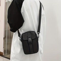 Mini Diagonal Bag One Shoulder Crossbody Bag Men's Small Chest Nylon Canvas Slin