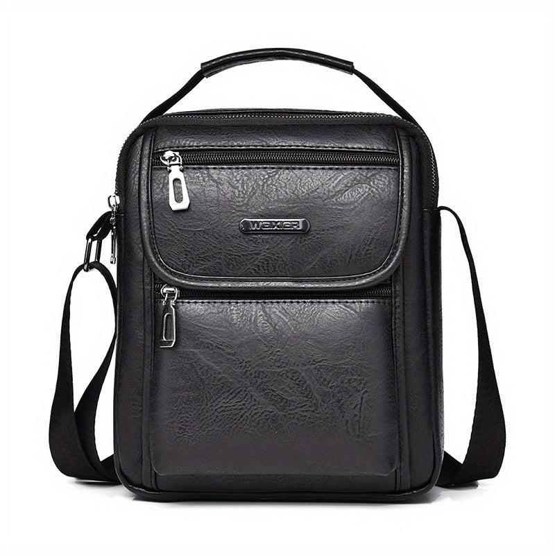 Men's Large Capacity Messenger Bag Vintage Shoulder Bag Business Crossbody Bags