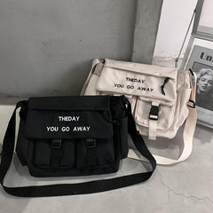 Men's Shoulder Crossbody Bag Street Hip Hop Casual Messenger Bag