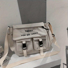 Men's Shoulder Crossbody Bag Street Hip Hop Casual Messenger Bag