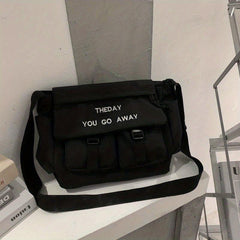 Men's Shoulder Crossbody Bag Street Hip Hop Casual Messenger Bag