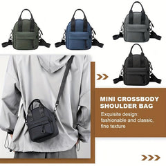 Men's Nylon Mini Crossbody Bag Shoulder Bag