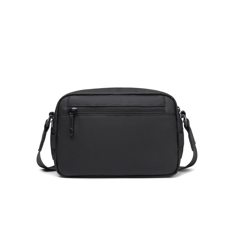 Water-Resistant Crossbody Bag with Flap Opening