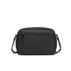 Water-Resistant Crossbody Bag with Flap Opening