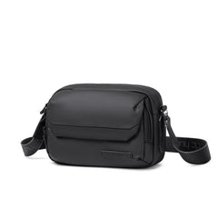 Water-Resistant Crossbody Bag with Flap Opening