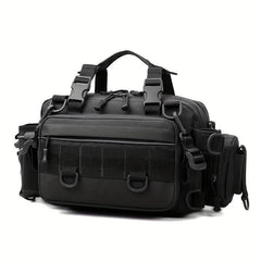 Large Capacity Fishing Waist Bag Camo Crossbody Mountaineering Bag