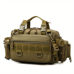 Large Capacity Fishing Waist Bag Camo Crossbody Mountaineering Bag