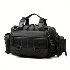 Large Capacity Fishing Waist Bag Camo Crossbody Mountaineering Bag