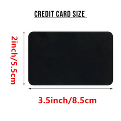 Engraved Aunt Niece Metal Wallet Card Insert Gift