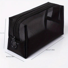Portable Mesh Bag Cosmetic Storage Travel Toiletry Bag