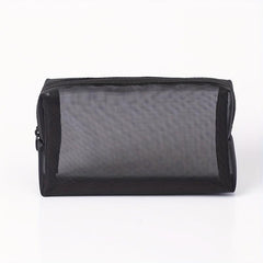 Portable Mesh Bag Cosmetic Storage Travel Toiletry Bag