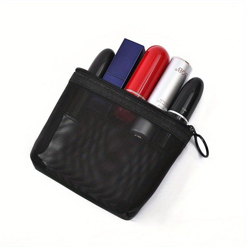 Portable Mesh Bag Cosmetic Storage Travel Toiletry Bag