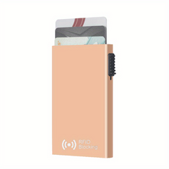 Anti Theft RFID ID Credit Card Holder Aluminium Metal Wallets Case