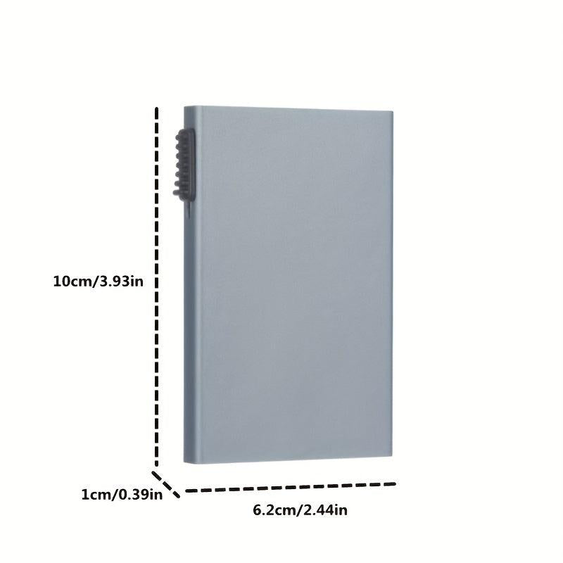 Anti Theft RFID ID Credit Card Holder Aluminium Metal Wallets Case