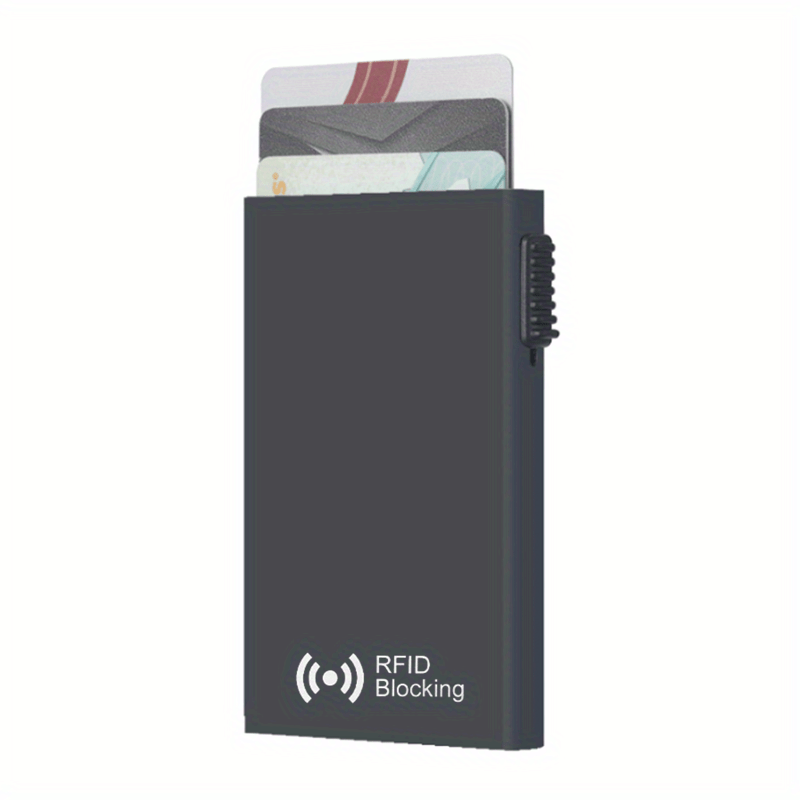 Anti Theft RFID ID Credit Card Holder Aluminium Metal Wallets Case