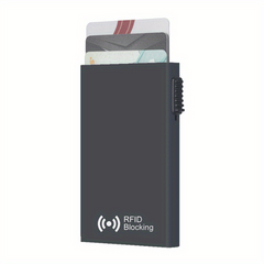 Anti Theft RFID ID Credit Card Holder Aluminium Metal Wallets Case