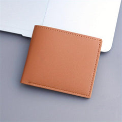 Men's PU Leather Credit Card Holder Wallet Case with 5 Card Slots