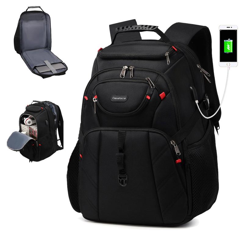 Waterproof Travel Laptop Backpack with USB Charging Port