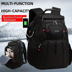 Waterproof Travel Laptop Backpack with USB Charging Port