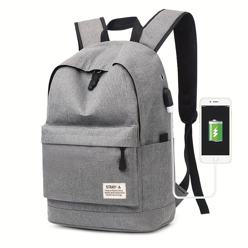Casual School Bag Nylon Backpack Large Capacity Travel Bag
