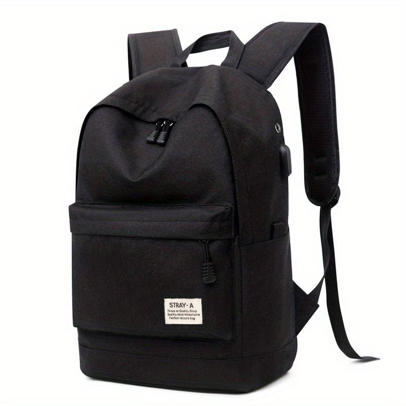 Casual School Bag Nylon Backpack Large Capacity Travel Bag