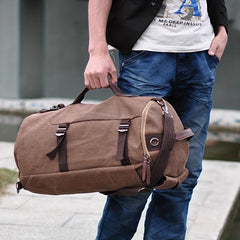 Retro Men's Backpack Large Capacity Sports Travel Bag