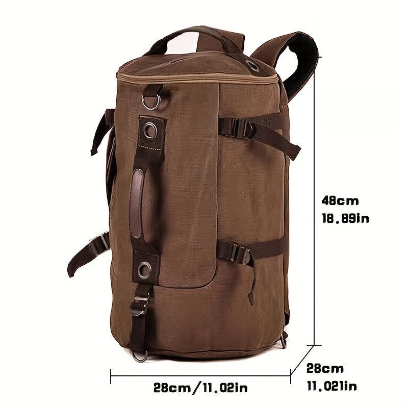 Retro Men's Backpack Large Capacity Sports Travel Bag
