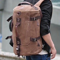 Retro Men's Backpack Large Capacity Sports Travel Bag