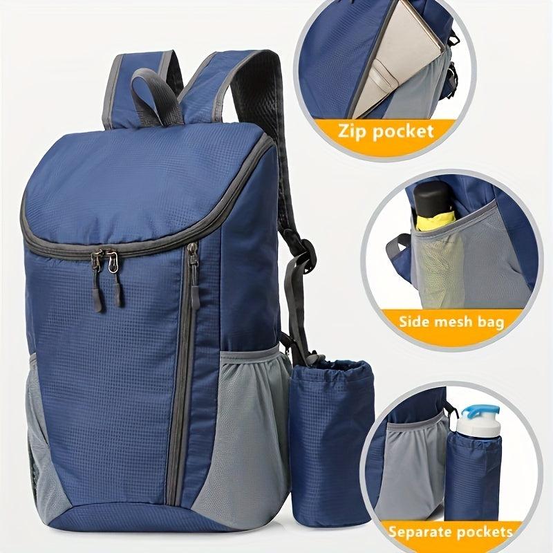 Backpack Large Capacity Foldable Lightweight Waterproof Outdoor Travel Sports