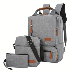 Men's Compartment Backpack Set Outdoor Sports Travel Clutch Bag Waterproof