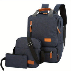 Men's Compartment Backpack Set Outdoor Sports Travel Clutch Bag Waterproof