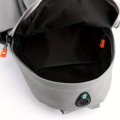 Men's Waterproof Chest Bag with Earphone Hole Multifunctional Travel Bag