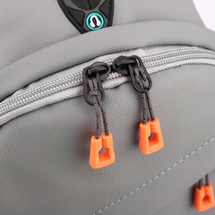 Men's Waterproof Chest Bag with Earphone Hole Multifunctional Travel Bag