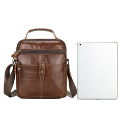 Men's Casual Leather Cross Body Bag