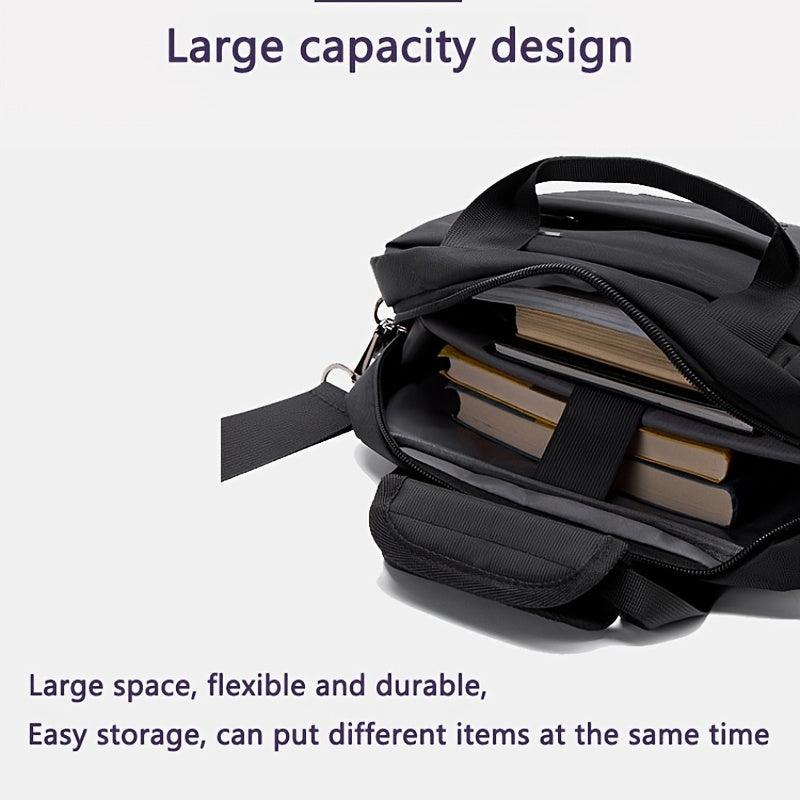 Men's Shoulder Bag Waterproof Business Satchel Small