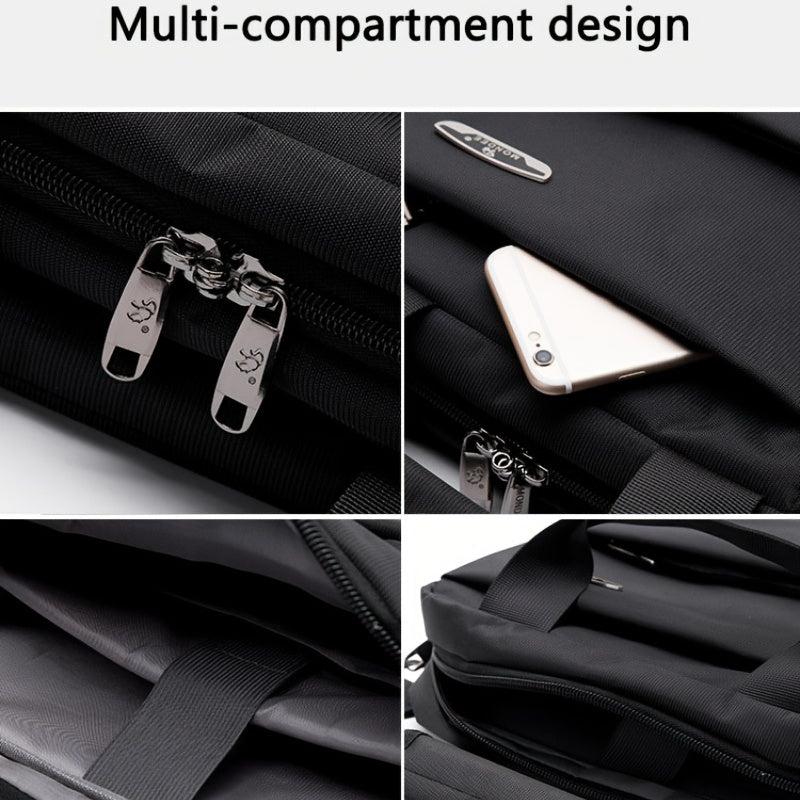 Men's Shoulder Bag Waterproof Business Satchel Small