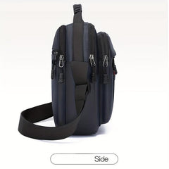 Men's Canvas Shoulder Bag Crossbody Bag Large Capacity Messenger Bag