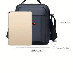 Men's Canvas Shoulder Bag Crossbody Bag Large Capacity Messenger Bag