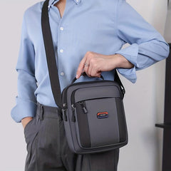 Men's Canvas Shoulder Bag Crossbody Bag Large Capacity Messenger Bag