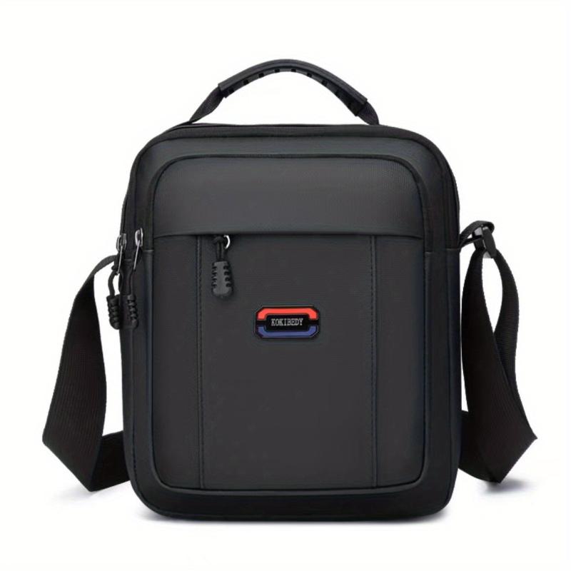 Men's Canvas Shoulder Bag Crossbody Bag Large Capacity Messenger Bag