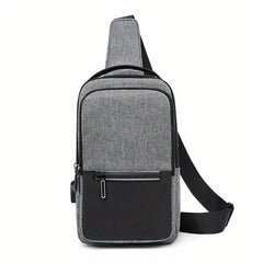Men's Outdoor Waterproof Chest Bag Reflective Strap Shoulder Bag