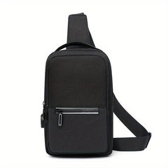 Men's Outdoor Waterproof Chest Bag Reflective Strap Shoulder Bag