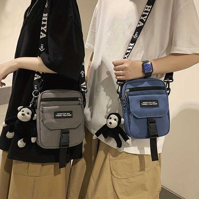 Anti-theft Mini Shoulder Bag with Flap Pocket