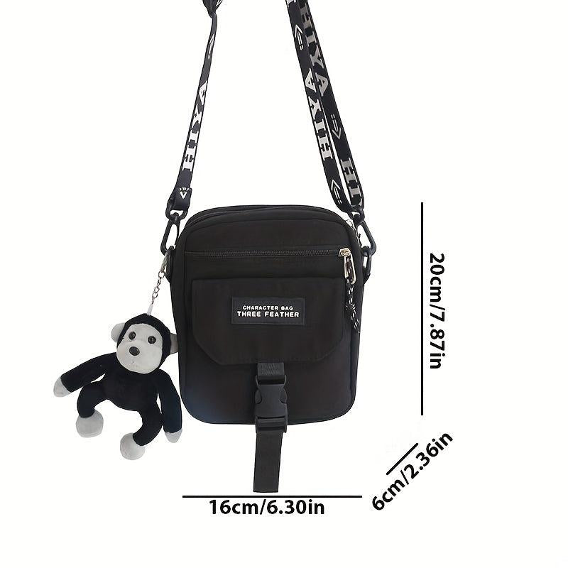 Anti-theft Mini Shoulder Bag with Flap Pocket