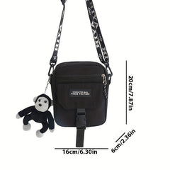 Anti-theft Mini Shoulder Bag with Flap Pocket