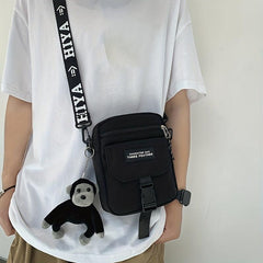 Anti-theft Mini Shoulder Bag with Flap Pocket