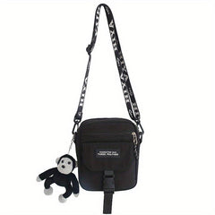 Anti-theft Mini Shoulder Bag with Flap Pocket