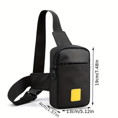 Men's Single Shoulder Crossbody Bag for Outdoor Sports Hiking Running