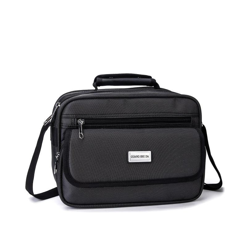 Men's Waterproof Oxford Crossbody Bag Large Capacity Shoulder Bag