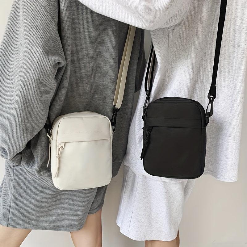 Casual Mobile Phone Bag Small Satchel Bag For Men Or Women Travel Shoulder Bag
